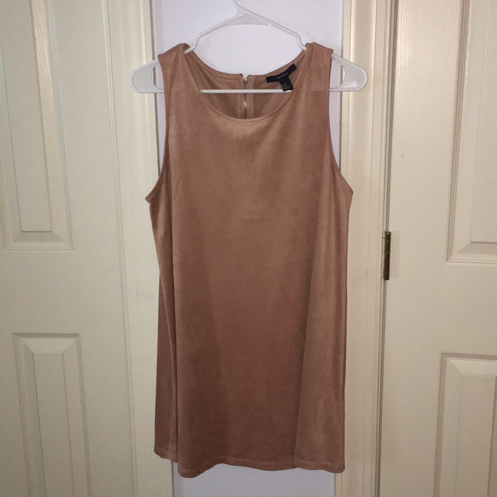 Forever 21 Blush Suede dress. Size M